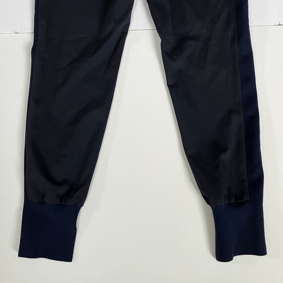 3.1 Phillip Lim Womens Mid-Rise Split Hem Jogger Pants Black Navy Size 2 - Picture 9 of 13